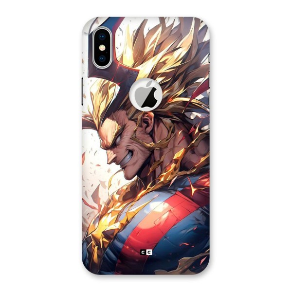 Amazing Almight Back Case for iPhone XS Logo Cut