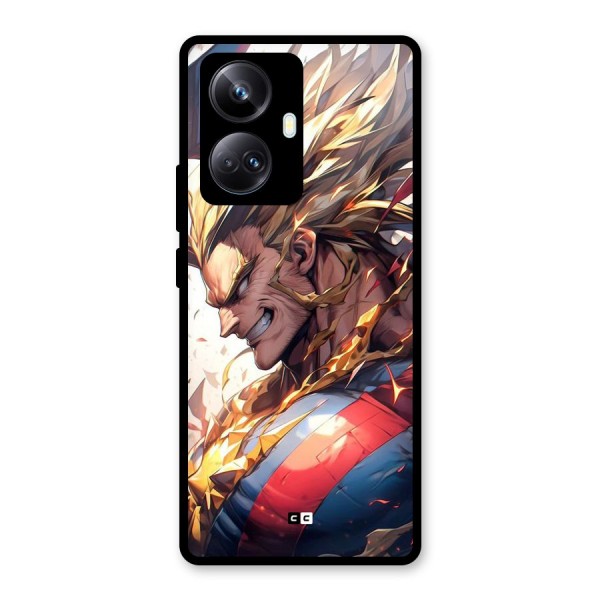 Amazing Almight Glass Back Case for Realme 10 Pro Plus