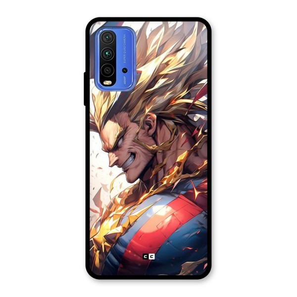 Amazing Almight Glass Back Case for Redmi 9 Power