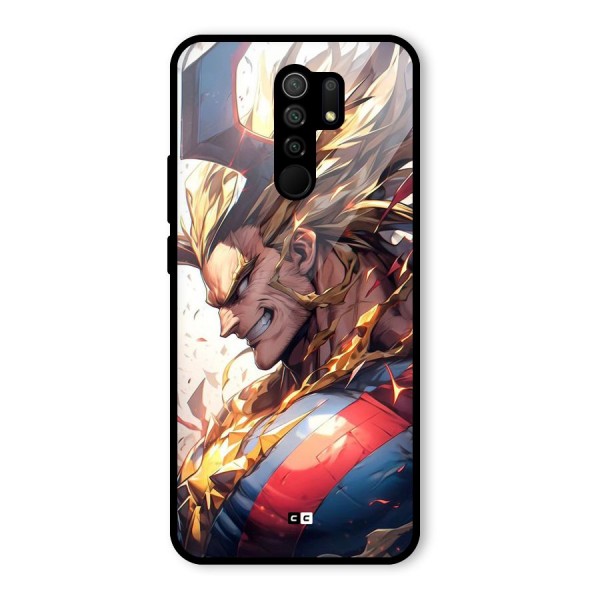 Amazing Almight Glass Back Case for Redmi 9 Prime