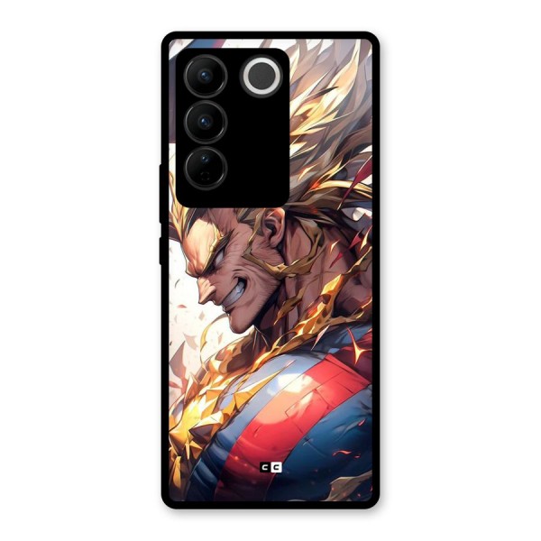 Amazing Almight Glass Back Case for Vivo V27 Pro