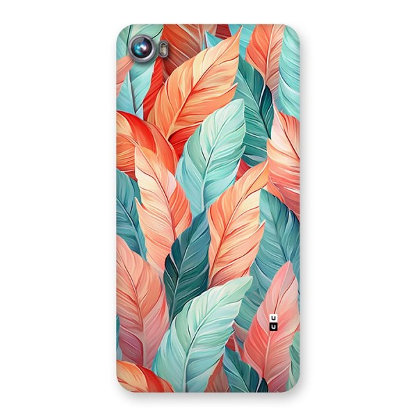 Amazing Colorful Leaves Back Case for Canvas Fire 4 (A107)