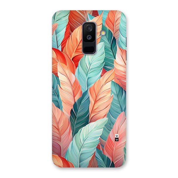 Amazing Colorful Leaves Back Case for Galaxy A6 Plus