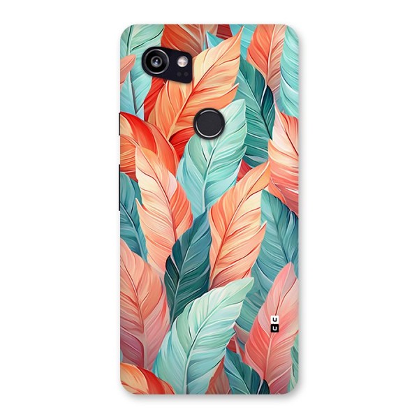 Amazing Colorful Leaves Back Case for Google Pixel 2 XL