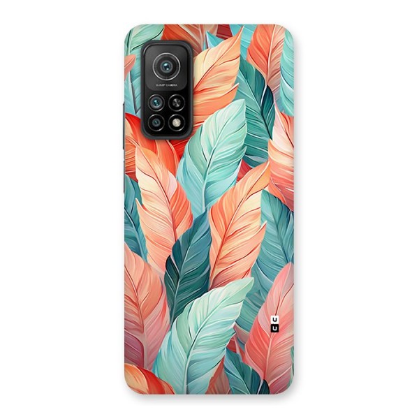 Amazing Colorful Leaves Back Case for Mi 10T 5G