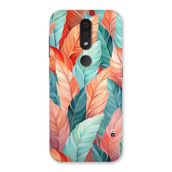 Amazing Colorful Leaves Back Case for Nokia 4.2