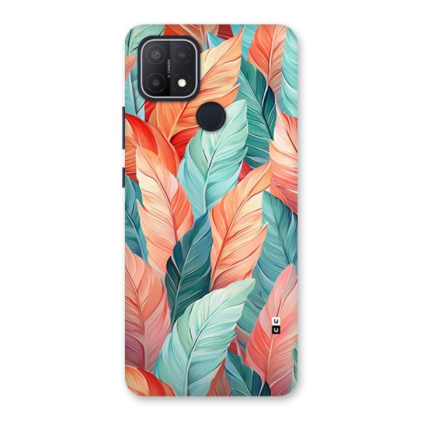 Amazing Colorful Leaves Back Case for Oppo A15s