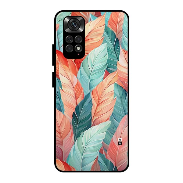 Amazing Colorful Leaves Metal Back Case for Redmi Note 11 Pro