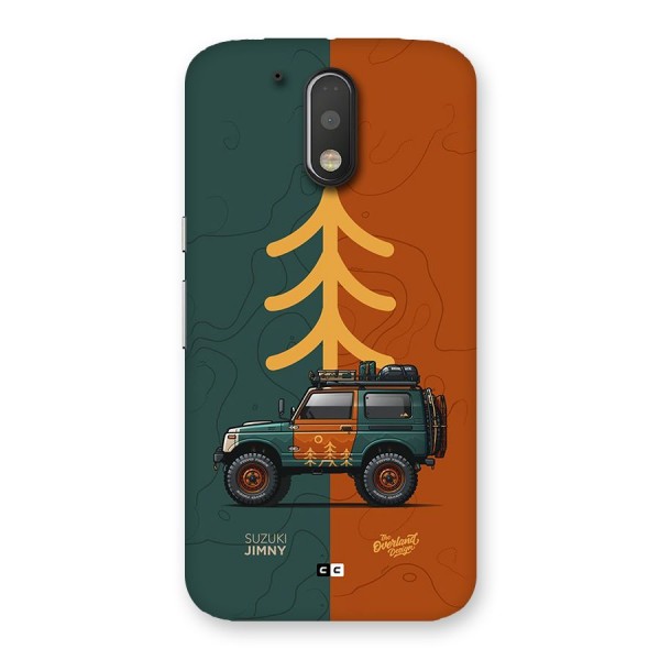 Amazing Defence Car Back Case for Moto G4