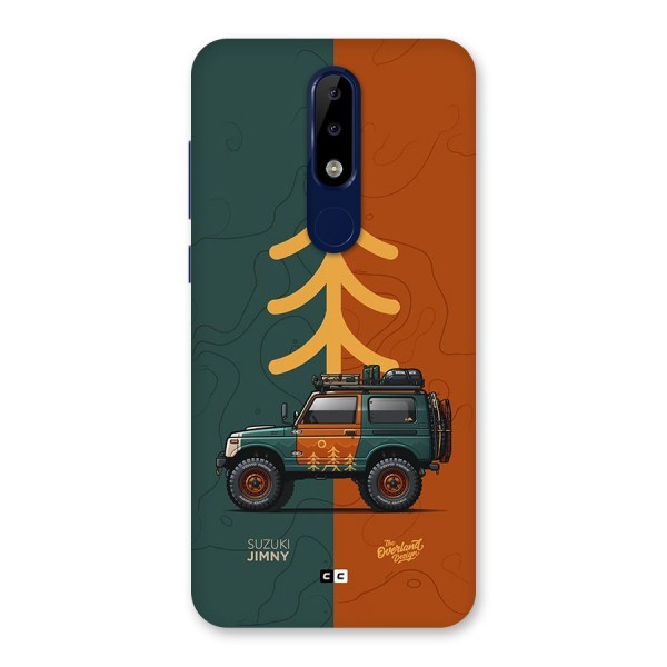 Amazing Defence Car Back Case for Nokia 5.1 Plus