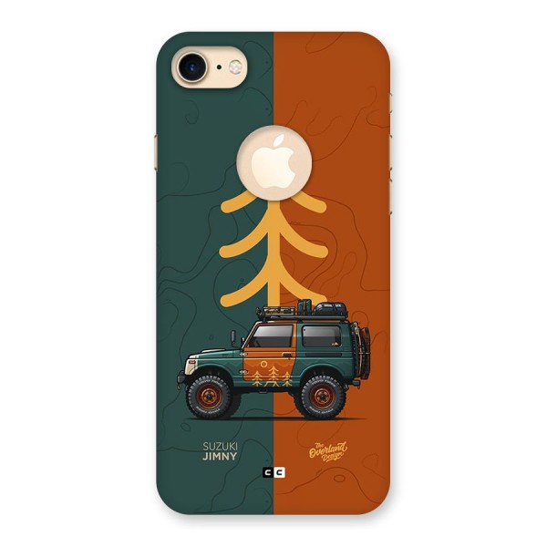 Amazing Defence Car Back Case for iPhone 8 Logo Cut