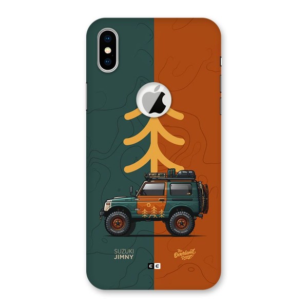 Amazing Defence Car Back Case for iPhone XS Logo Cut