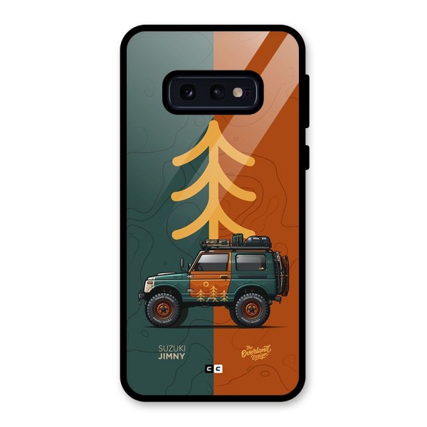 Amazing Defence Car Glass Back Case for Galaxy S10e