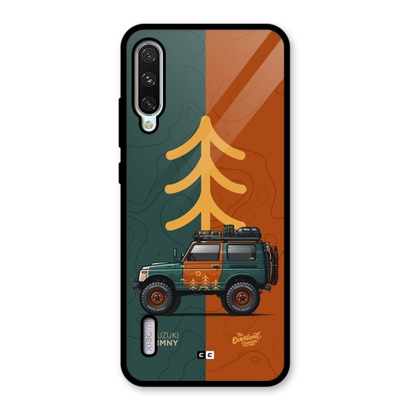 Amazing Defence Car Glass Back Case for Mi A3