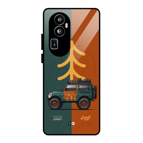 Amazing Defence Car Glass Back Case for Oppo Reno10 Pro Plus