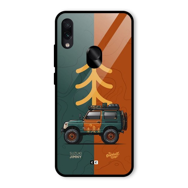 Amazing Defence Car Glass Back Case for Redmi Note 7