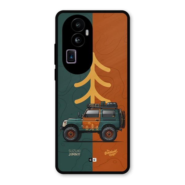 Amazing Defence Car Metal Back Case for Oppo Reno10 Pro Plus