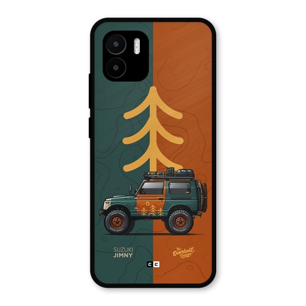 Amazing Defence Car Metal Back Case for Redmi A2