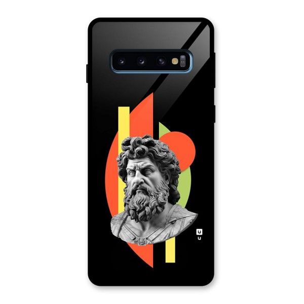 Amazing Geometry Glass Back Case for Galaxy S10