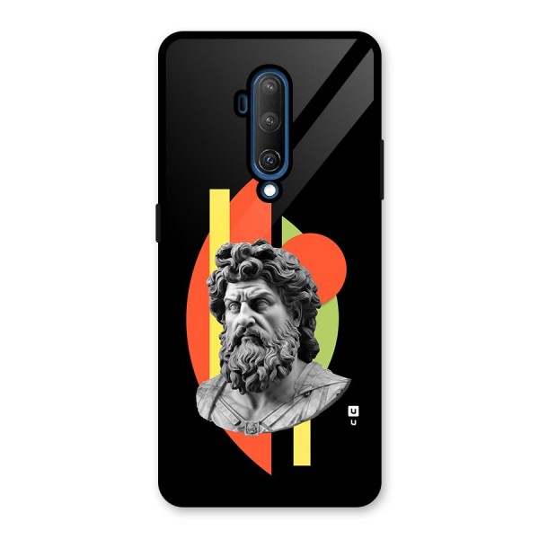 Amazing Geometry Glass Back Case for OnePlus 7T Pro