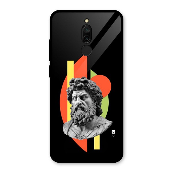 Amazing Geometry Glass Back Case for Redmi 8