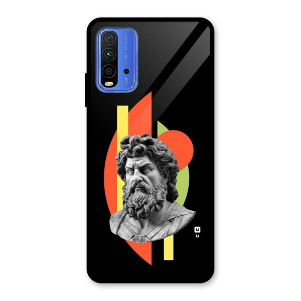 Amazing Geometry Glass Back Case for Redmi 9 Power