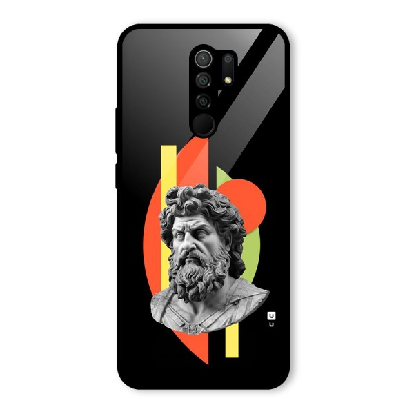 Amazing Geometry Glass Back Case for Redmi 9 Prime