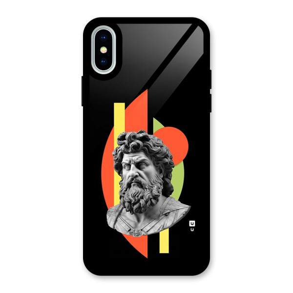 Amazing Geometry Glass Back Case for iPhone X