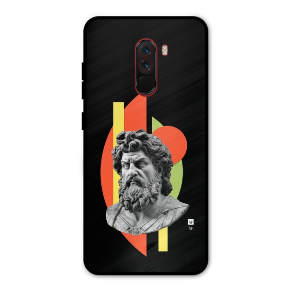 Amazing Geometry Metal Back Case for Poco F1