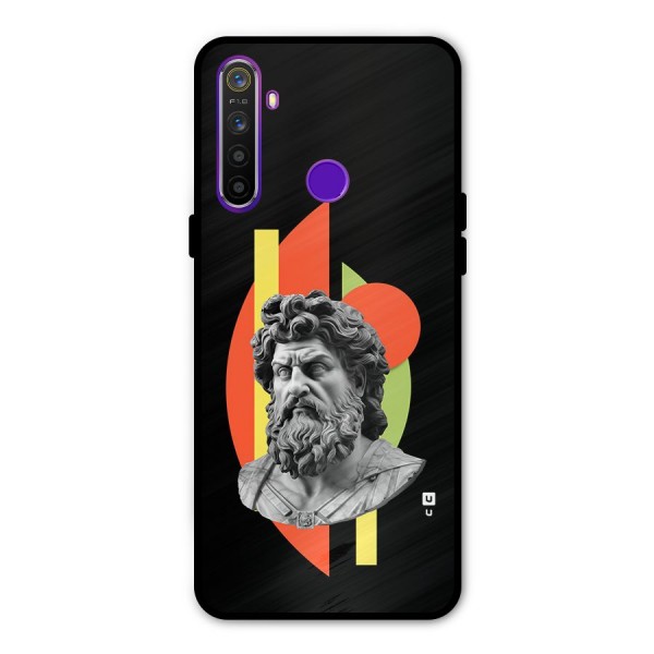 Amazing Geometry Metal Back Case for Realme 5i