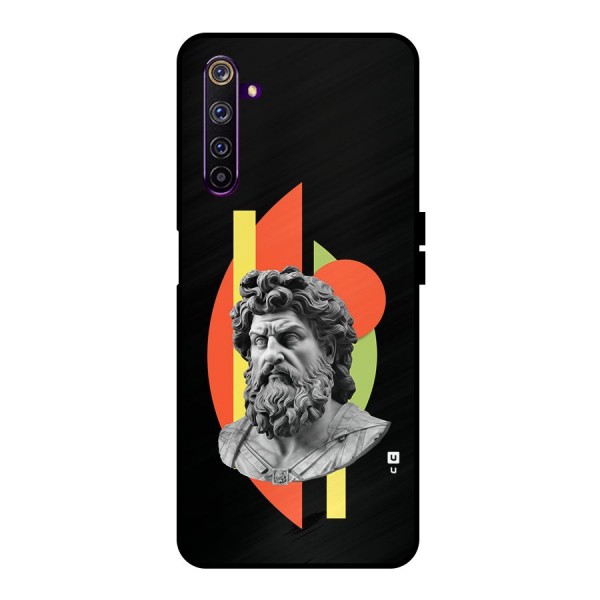 Amazing Geometry Metal Back Case for Realme 6 Pro