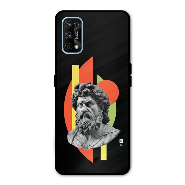 Amazing Geometry Metal Back Case for Realme 7 Pro