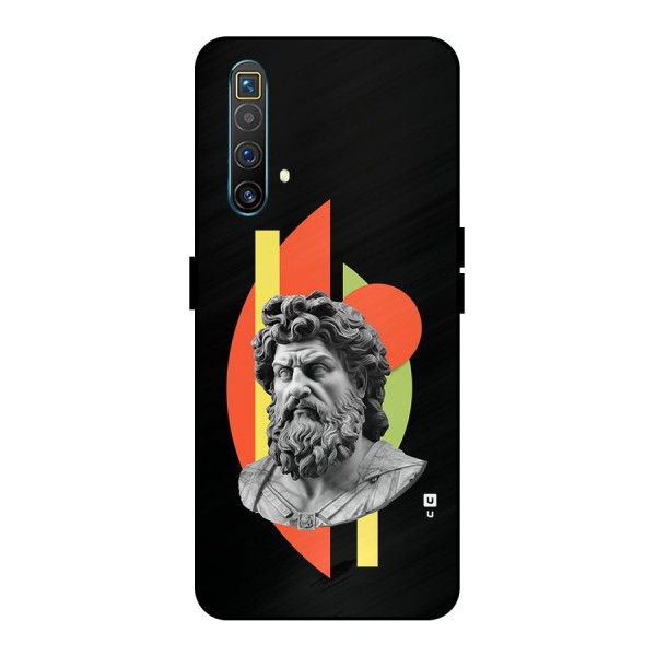 Amazing Geometry Metal Back Case for Realme X3 SuperZoom