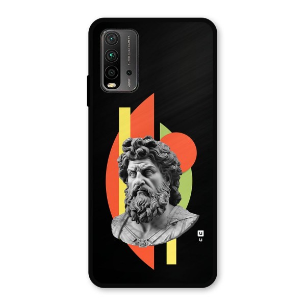 Amazing Geometry Metal Back Case for Redmi 9 Power