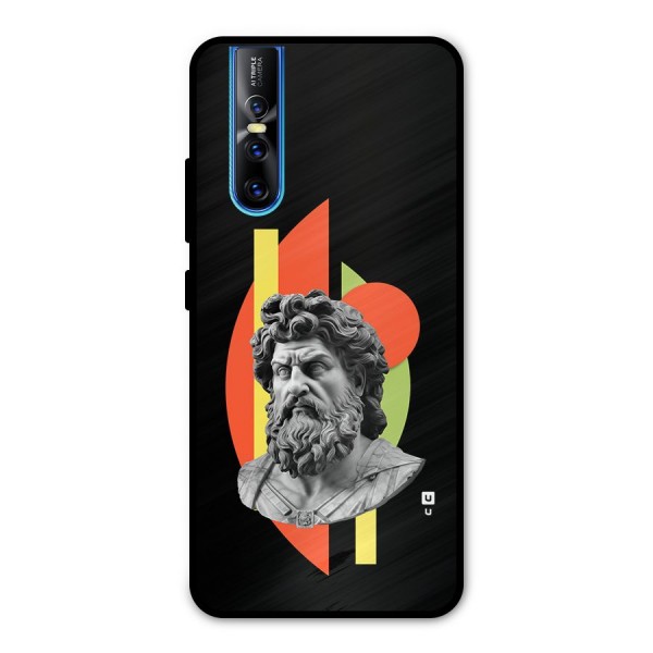 Amazing Geometry Metal Back Case for Vivo V15 Pro