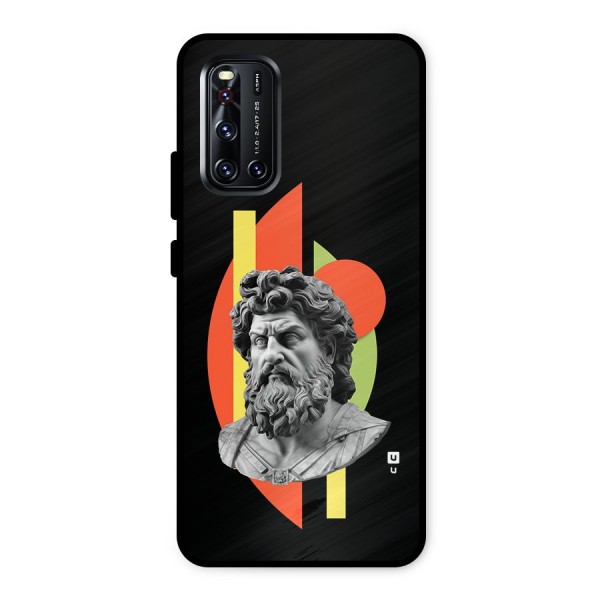 Amazing Geometry Metal Back Case for Vivo V19