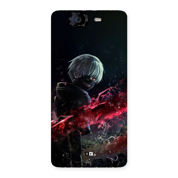 Amazing Ken Kaneki Back Case for Canvas Knight A350