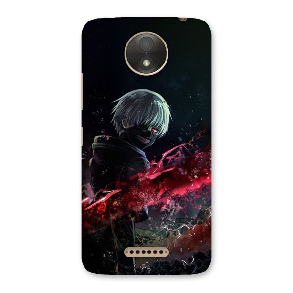 Amazing Ken Kaneki Back Case for Moto C Plus