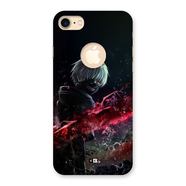 Amazing Ken Kaneki Back Case for iPhone 8 Logo Cut