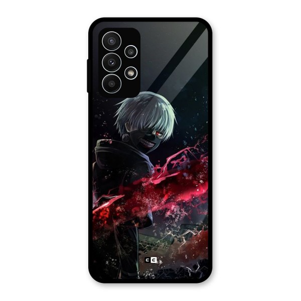 Amazing Ken Kaneki Glass Back Case for Galaxy A23