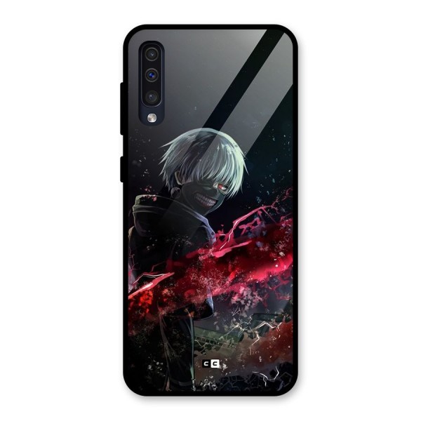 Amazing Ken Kaneki Glass Back Case for Galaxy A50