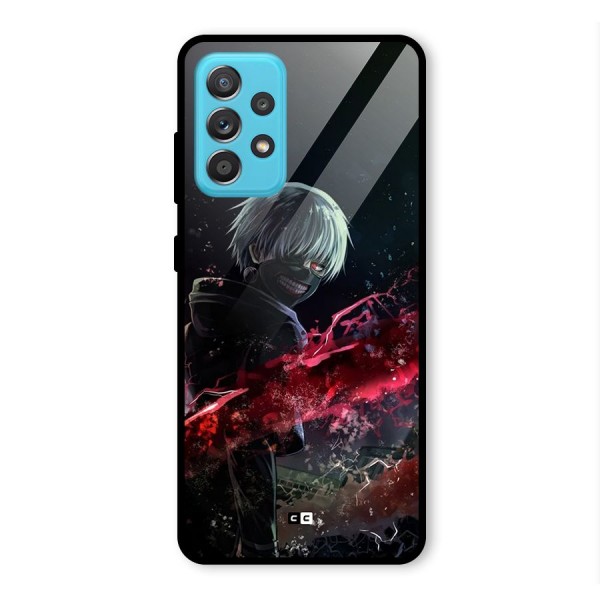 Amazing Ken Kaneki Glass Back Case for Galaxy A52