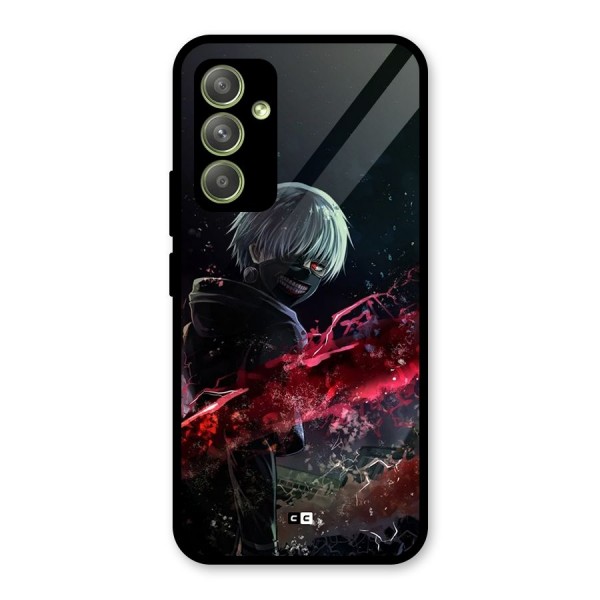 Amazing Ken Kaneki Glass Back Case for Galaxy A54