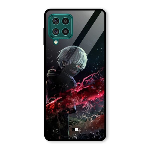 Amazing Ken Kaneki Glass Back Case for Galaxy F62