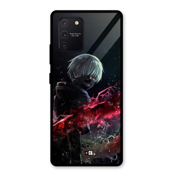 Amazing Ken Kaneki Glass Back Case for Galaxy S10 Lite