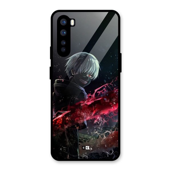 Amazing Ken Kaneki Glass Back Case for OnePlus Nord