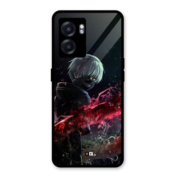 Amazing Ken Kaneki Glass Back Case for Oppo K10 (5G)