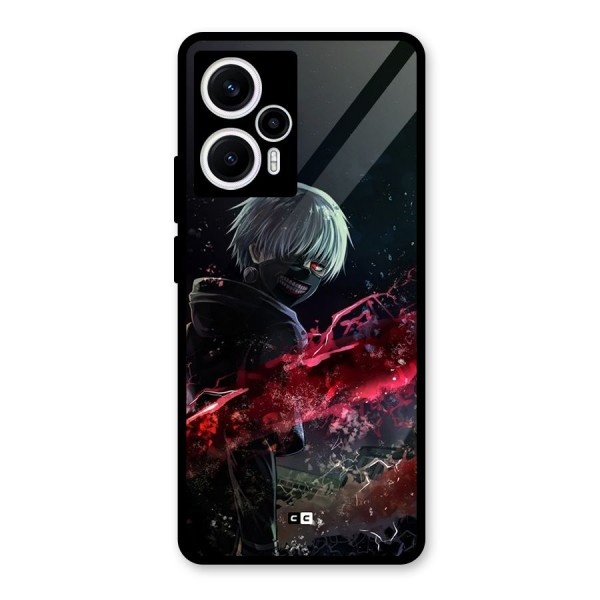 Amazing Ken Kaneki Glass Back Case for Poco F5