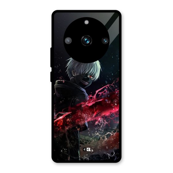 Amazing Ken Kaneki Glass Back Case for Realme 11 Pro