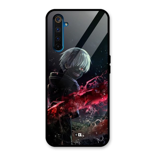 Amazing Ken Kaneki Glass Back Case for Realme 6 Pro